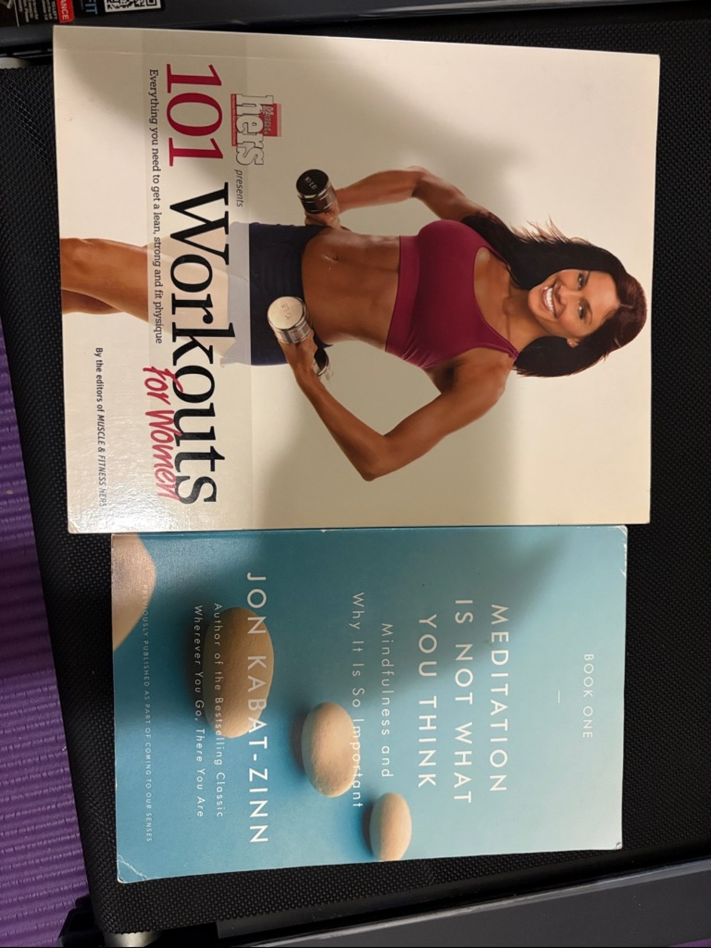 101 Workouts for Women + Meditation Is Not What You Think - Book Lot